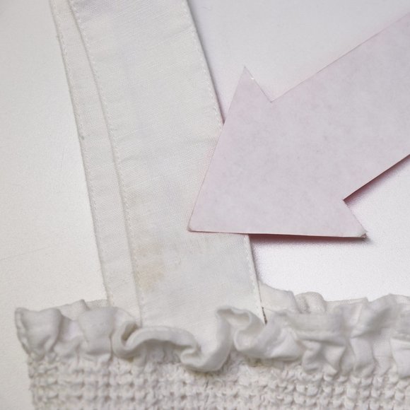 Capulet Viviane Mini Dress Smocked Sleeveless Square Neck White Linen XS X Small - Picture 8 of 8